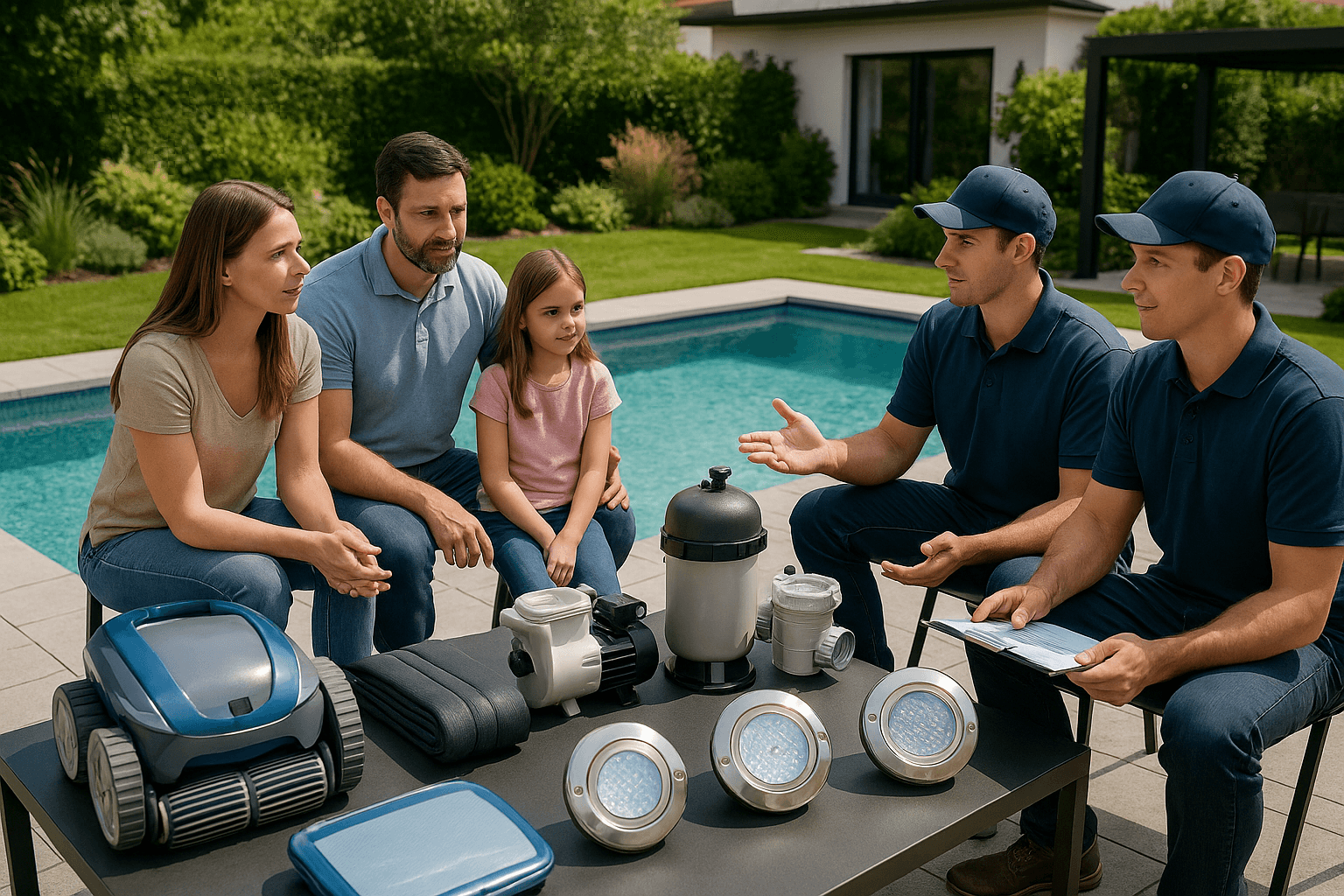 Magasin de piscines - Accueil